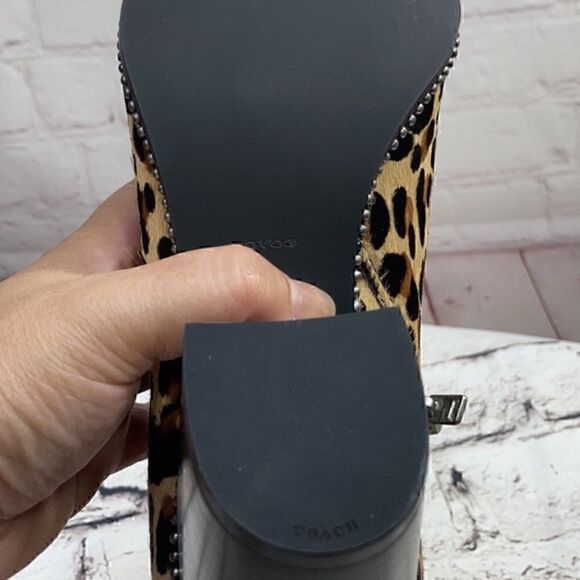 8.5 COACH Drea Pony Hair Bootie New in Box $295 - Picture 11 of 11